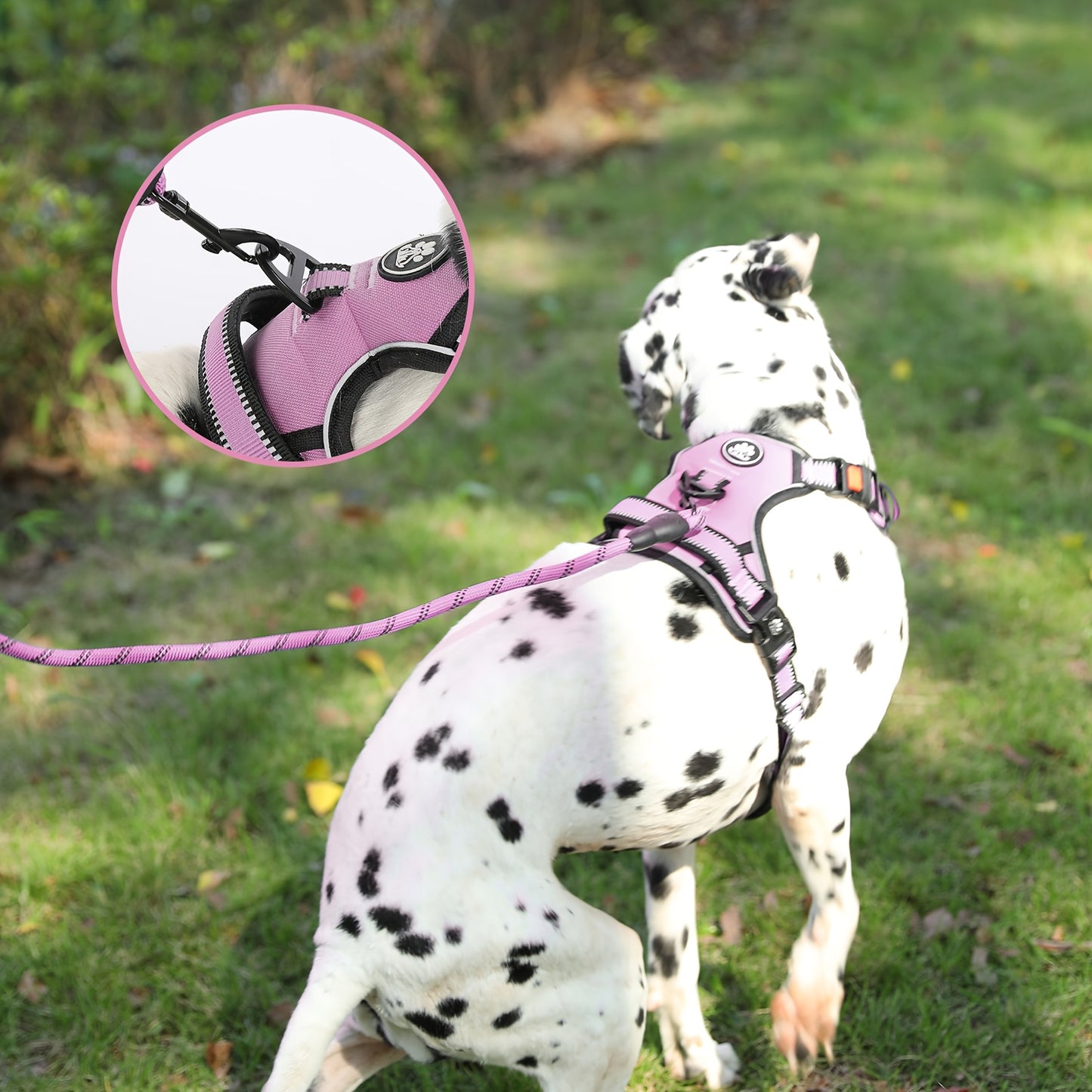 FURRYFECTION Reflective No Pull Harness With Leash Kit