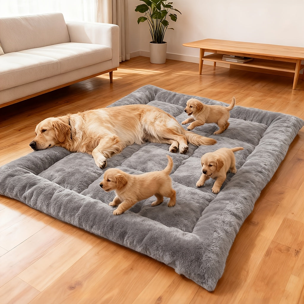 KTABEDDING Winter Thickened Dog Bed Heavy Duty Non Slip Washable