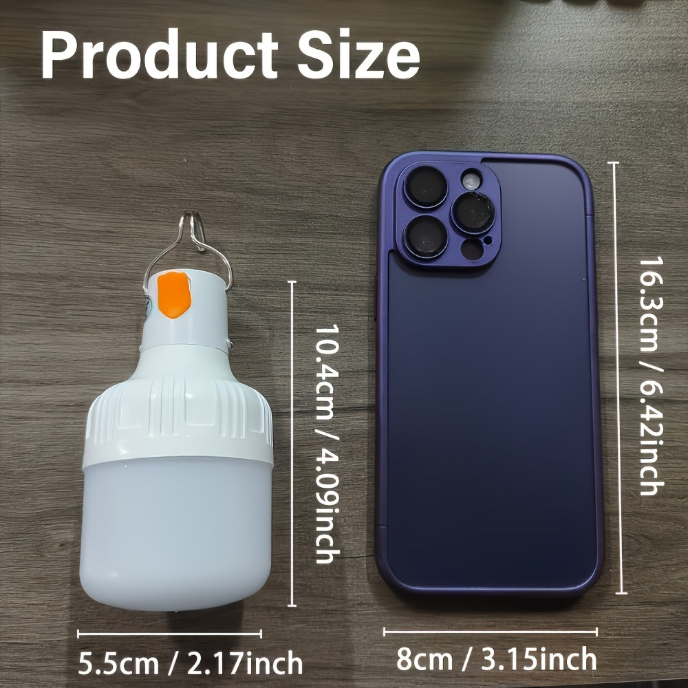 [Rechargeable LED Lanterns] 8pcs Rechargeable LED Camping Handheld Electric Lanterns | Portable Night Light, High Brightness Floodlight for Emergency, Fishing, Camping