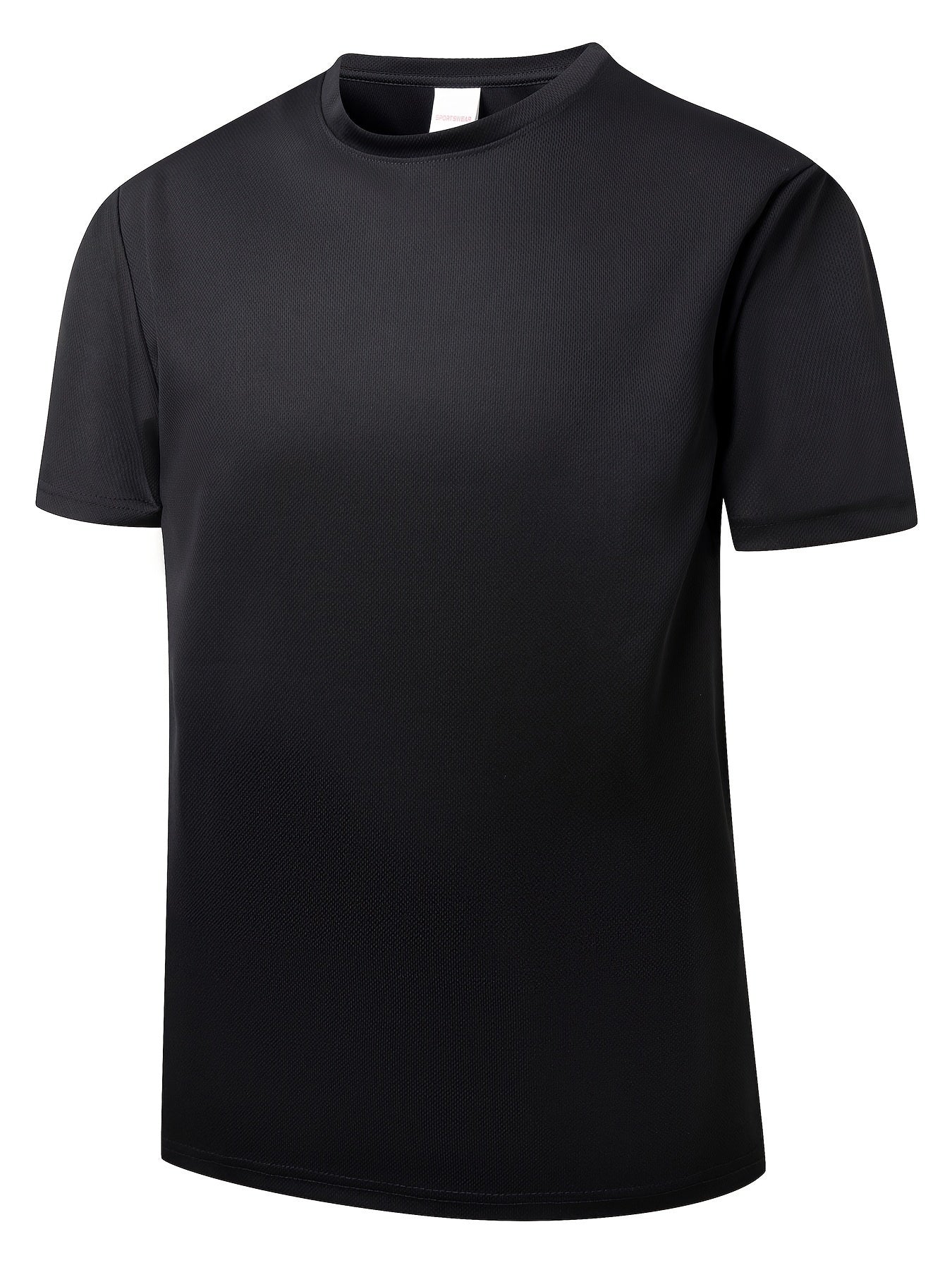 7pcs Men's Cotton Athletic T-Shirts - Comfortable, Moisture-Wicking Crew Neck Tees for Gym & Casual Wear, Perfect Gift Idea