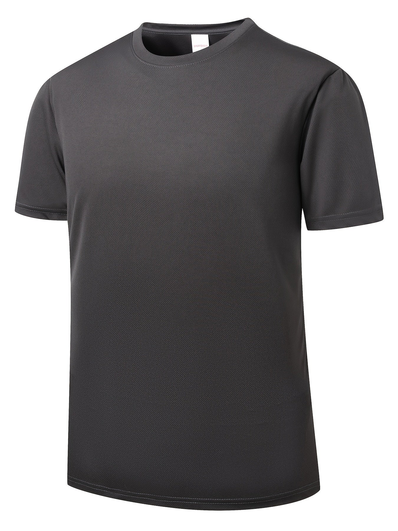 7pcs Men's Cotton Athletic T-Shirts - Comfortable, Moisture-Wicking Crew Neck Tees for Gym & Casual Wear, Perfect Gift Idea